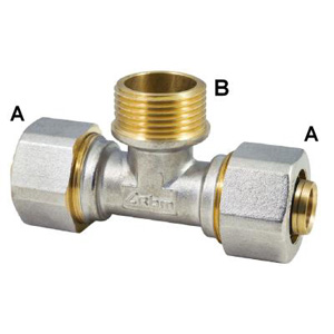 Тройник компрессионный НР RBM (Италия)