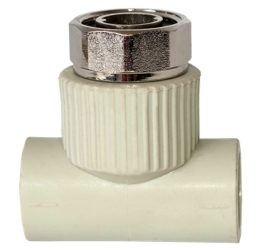 Тройник с накидной гайкой