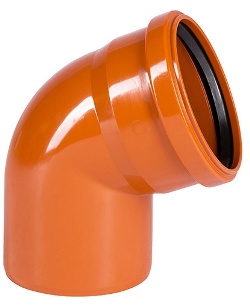 Отвод ПВХ 67°