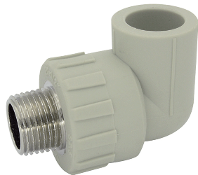 Угольник PPR комбинированный (нар. рез.) PESTAN (Сербия)