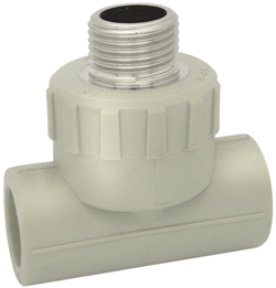 Тройник PPR комбинированный (нар. рез.) PESTAN (Сербия)