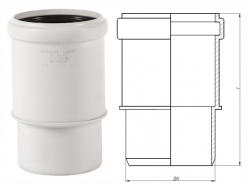 Длинная муфта (патрубок компенсационный)